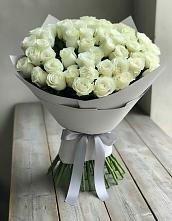 Букет 35 Белых роз #REPLACE_PRED# Первомайке