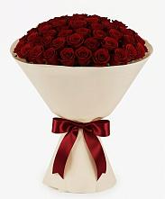 Букет 101 Бордовая роза Блэк Бакарра в Первомайке