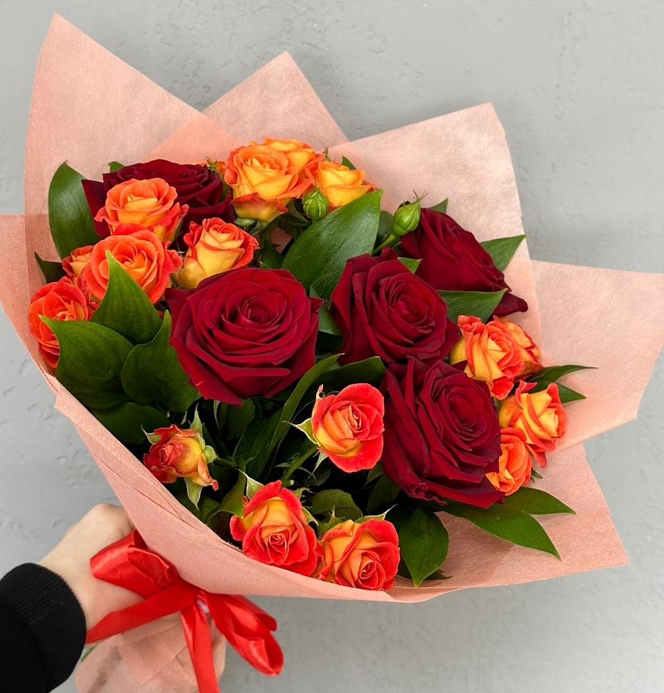 Букет Любовь и восторг в Первомайке