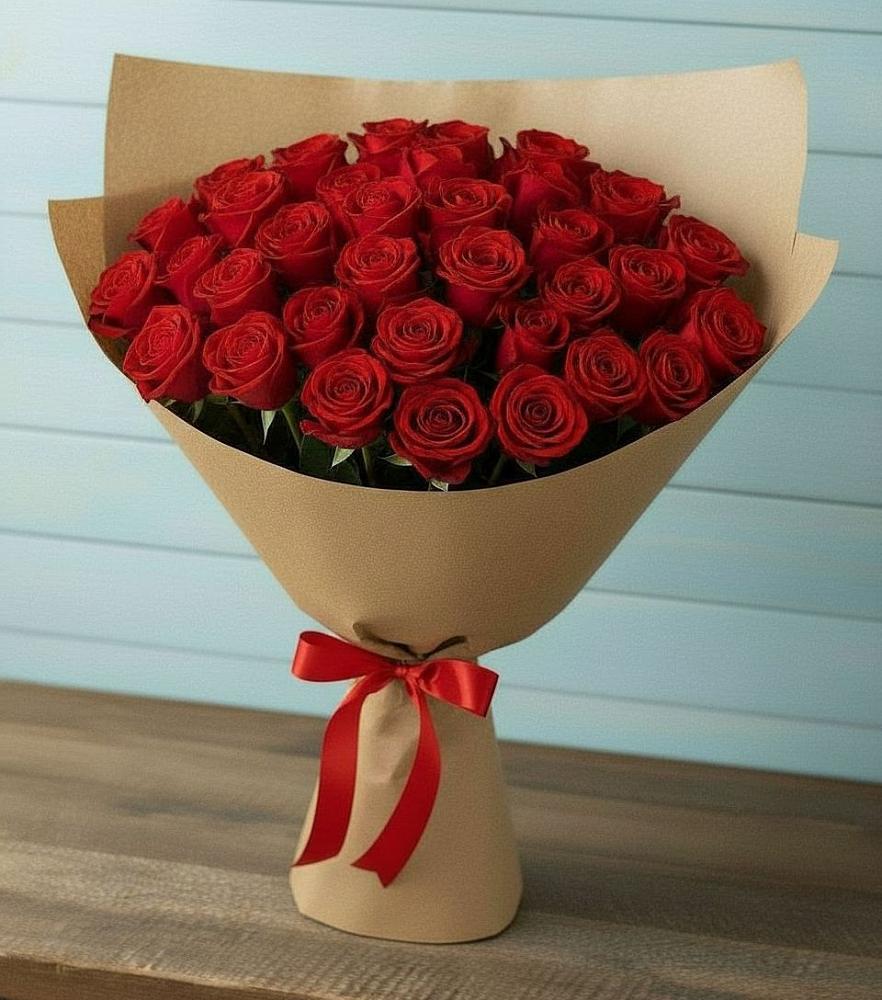 Букет Красные розы Милано в Первомайке