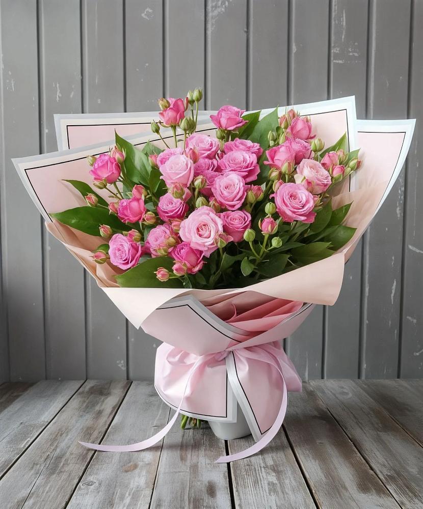 Букет Розовый кустик в Первомайке