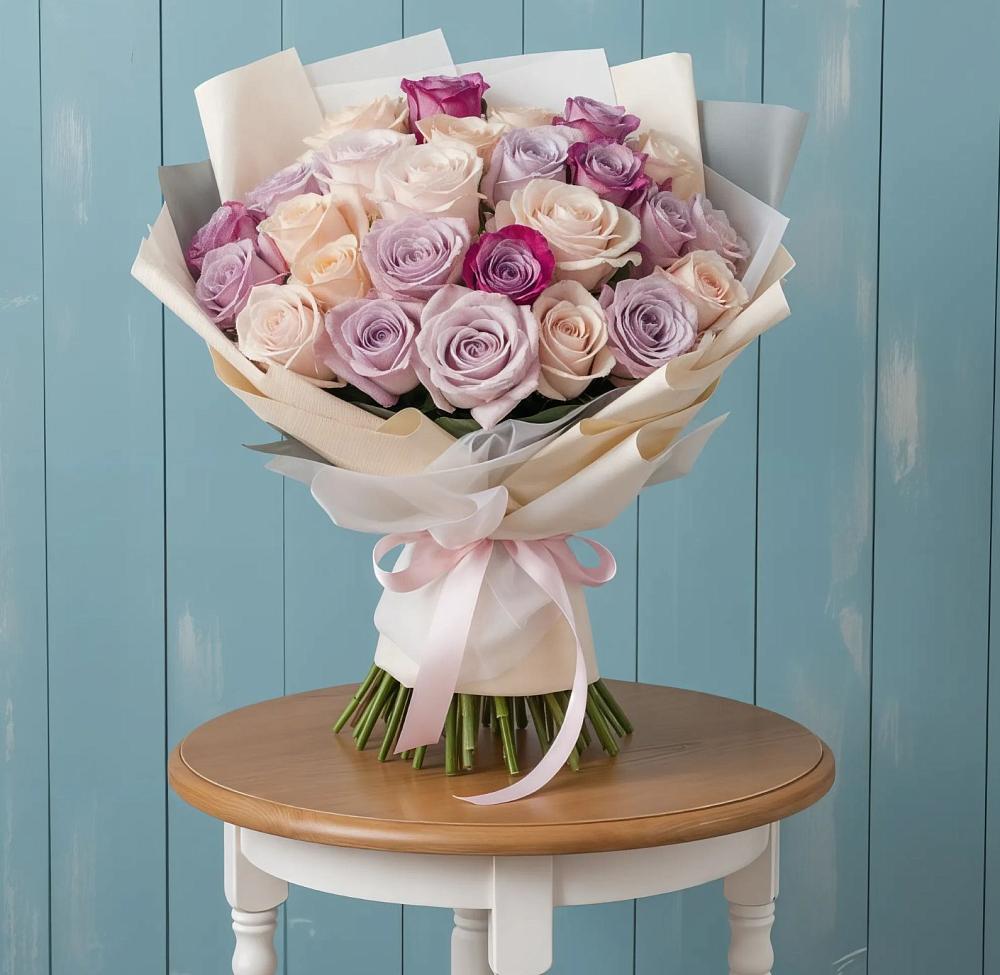 Букет цветов из: Розы в Первомайке