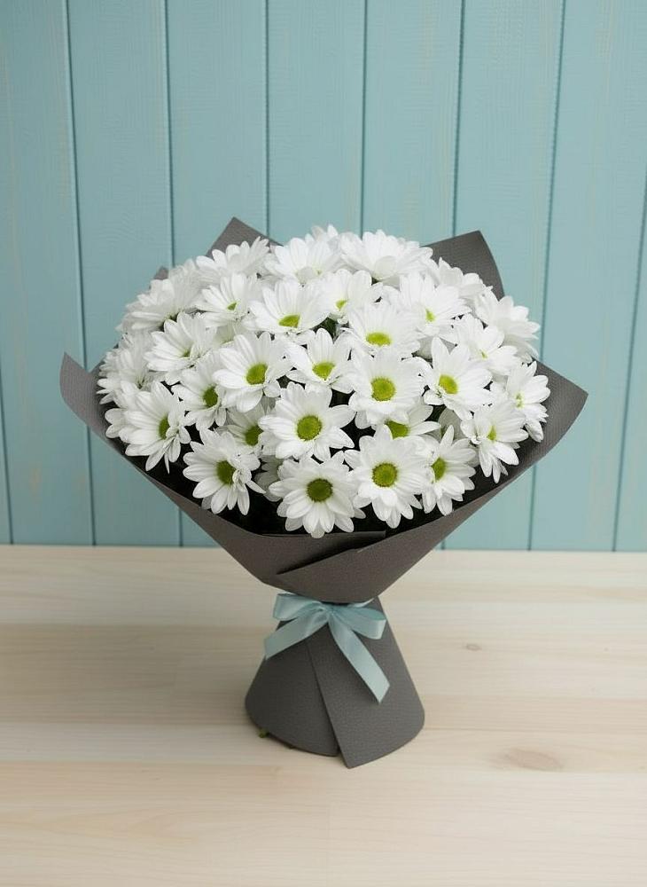 Букет цветов из: Хризантемы в Первомайке