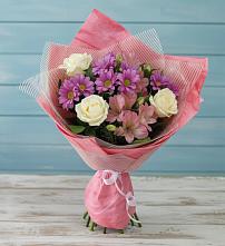 Букет цветов из:  Герберы #REPLACE_PRED# Первомайке