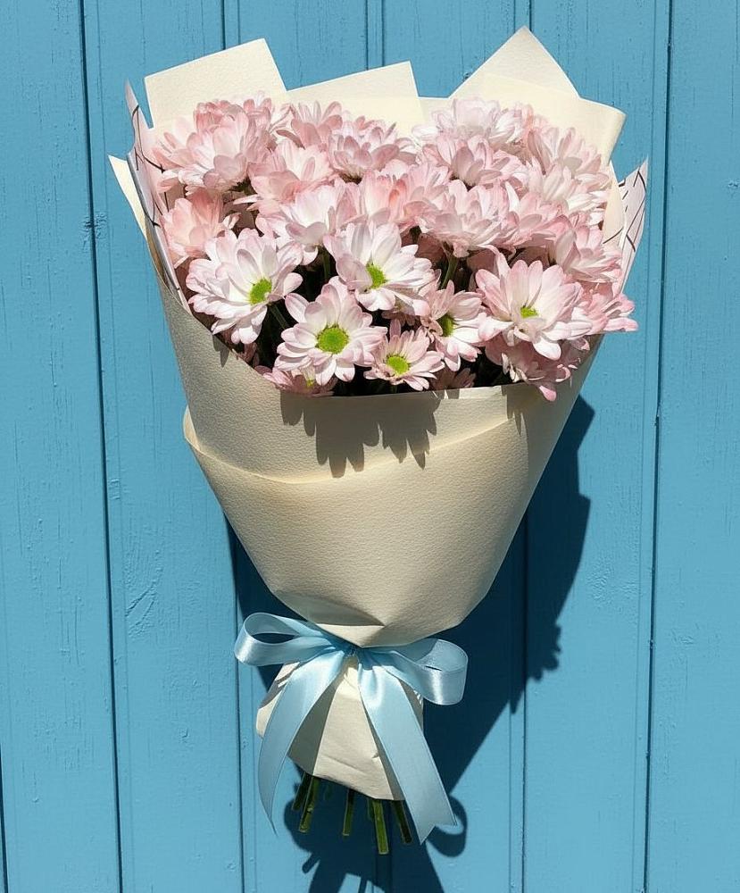 Букет цветов из: Хризантемы в Первомайке