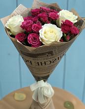 Букет цветов из:  Розы #REPLACE_PRED# Первомайке