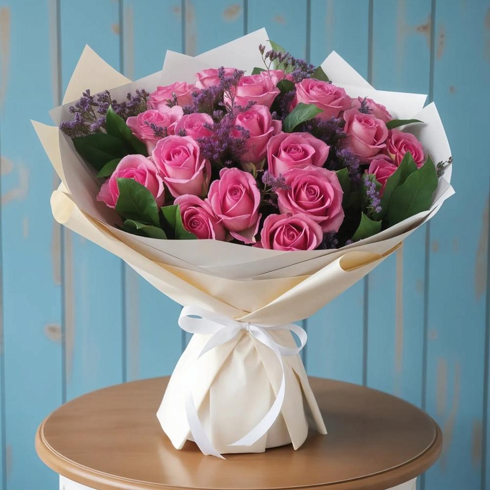 Букет цветов из: Розы в Первомайке