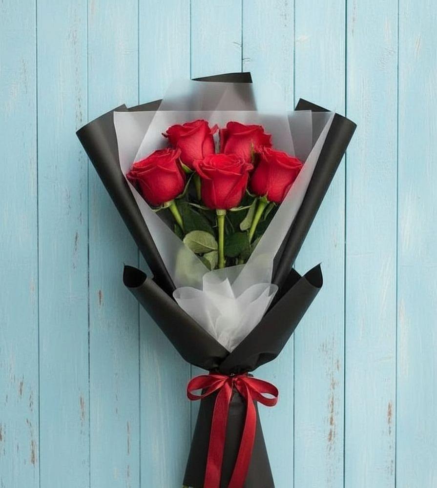 Букет цветов из: Розы в Первомайке