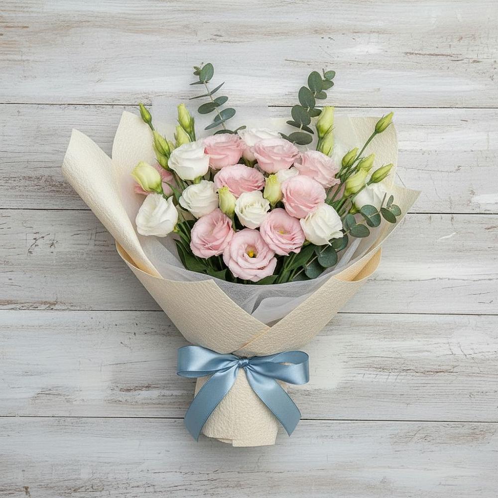 Букет цветов из: Лизиантусы в Первомайке